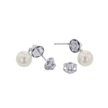 Load image into Gallery viewer, TASAKI ★Refined Rebellion Plus Earrings 18K White Gold
