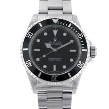 将图像加载到图库查看器中，ROLEX Submariner No-Date W40mm Stainless Steel Black Dial14060
