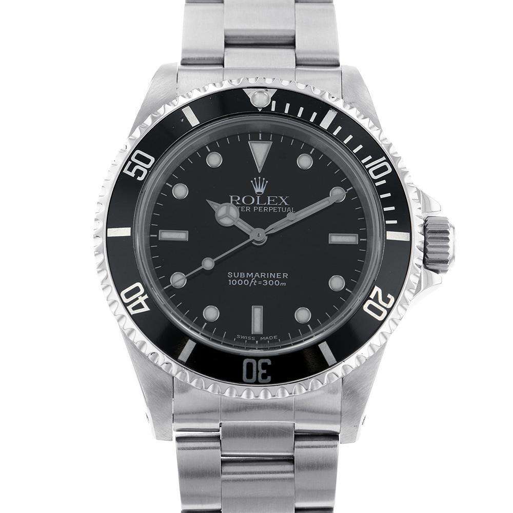 ROLEX Submariner No-Date W40mm Stainless Steel Black Dial14060