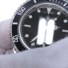 将图像加载到图库查看器中，ROLEX Submariner No-Date W40mm Stainless Steel Black Dial14060
