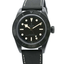 将图像加载到图库查看器中，TUDOR Black Bay Ceramic W41mm Ceramic Leather Rubber Black DialM79210CNU-0001
