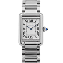 将图像加载到图库查看器中，CARTIER Tank mast SM W22mm×H29.5mm Stainless Steel Silver DialWSTA0051
