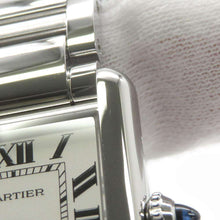 将图像加载到图库查看器中，CARTIER Tank mast SM W22mm×H29.5mm Stainless Steel Silver DialWSTA0051
