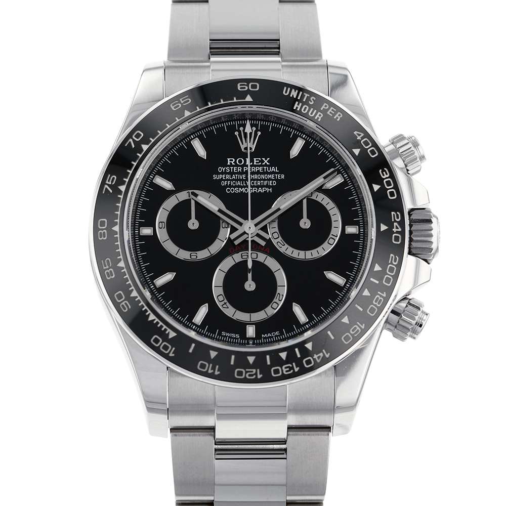 ROLEX Cosmograph Daytona W40mm Stainless Steel Black Dial126500LN