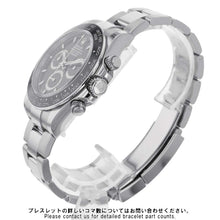 将图像加载到图库查看器中，ROLEX Cosmograph Daytona W40mm Stainless Steel Black Dial126500LN
