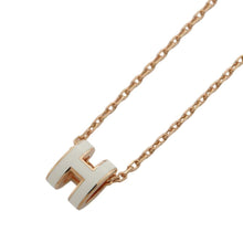 Load image into Gallery viewer, HERMES Pop Ash Necklace Size Mini White Metal Lacquer
