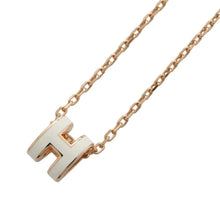 将图像加载到图库查看器中，HERMES Pop Ash Necklace Size Mini White Metal Lacquer
