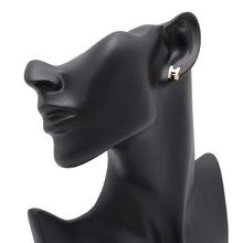 Load image into Gallery viewer, HERMES Pop Ash Earrings Size Mini White Metal Lacquer
