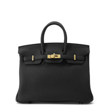 将图像加载到图库查看器中，HERMES Birkin Black Togo Leather Size 25
