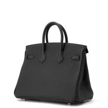 将图像加载到图库查看器中，HERMES Birkin Black Togo Leather Size 25
