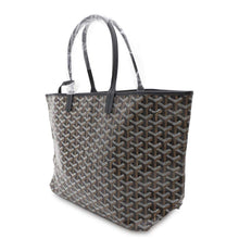 将图像加载到图库查看器中，GOYARD Saint Louis Black PVC Coated Canvas Leather Size PM
