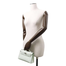 Load image into Gallery viewer, HERMES PochetteKelly VertPeppermint Swift Leather
