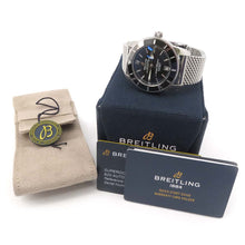 将图像加载到图库查看器中，BREITLING Superocean Heritage II 42 W42mm Stainless Steel Black DialAB2010121B1A1
