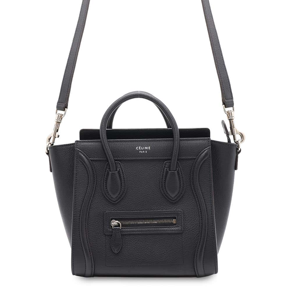 CELINE Luggage shopper Black168243 Leather Size Nano