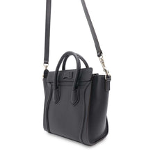 将图像加载到图库查看器中，CELINE Luggage shopper Black168243 Leather Size Nano
