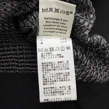 Load image into Gallery viewer, HERMES Flame motif sweater Size L Black Virgin wool 58% Silk 42%
