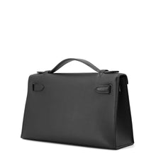 Load image into Gallery viewer, HERMES PochetteKelly Black Swift Leather
