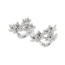 Load image into Gallery viewer, Van Cleef &amp; Arpels Lotus Earring 3 Flower 18KWG/DiamondVCARP7TH00 18K White Gold

