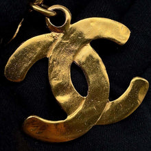 将图像加载到图库查看器中，CHANEL Double CC Logo Long Necklace Gold Metal
