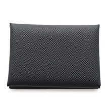 将图像加载到图库查看器中，HERMES Calvi Duo Black Epsom
