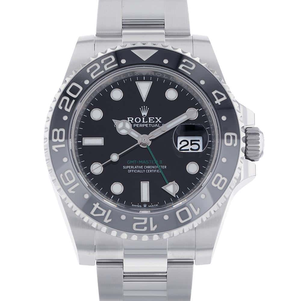 ROLEX GMT Master II W40mm Stainless Steel Black Dial126710GRNR