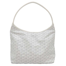 将图像加载到图库查看器中，GOYARD Boheme Hobo Shoulder Bag WhiteBOHEMEPMLTY50CL50P PVC Coated Canvas Leather
