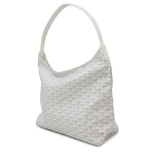 将图像加载到图库查看器中，GOYARD Boheme Hobo Shoulder Bag WhiteBOHEMEPMLTY50CL50P PVC Coated Canvas Leather
