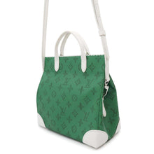 将图像加载到图库查看器中，LOUIS VUITTON Ritter Bag Green/WhiteM80815 Monogram Everyday LV
