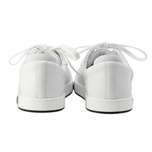 将图像加载到图库查看器中，HERMES Sneakers 《Kid》 White/Black Leather Size 40
