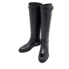 将图像加载到图库查看器中，PRADA Long Boots Black1W175M Leather Size 38
