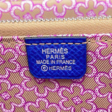 将图像加载到图库查看器中，HERMES Azap Long silk in Blue royal Epsom
