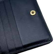 将图像加载到图库查看器中，LOEWE Repeat compact zip wallet BlackC499Z41X04 SilkCalf Leather
