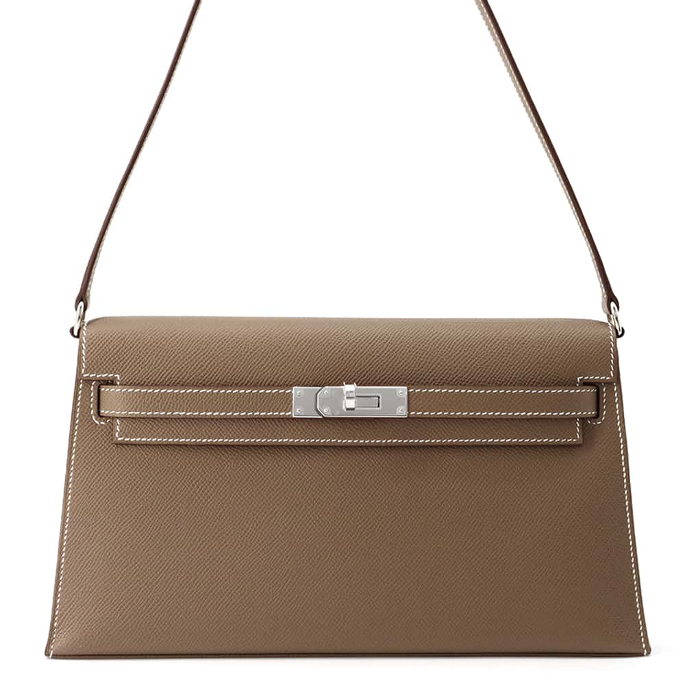 HERMES kelly elan Etoupe Epsom