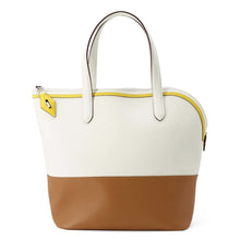 Load image into Gallery viewer, HERMES Transat Sailor Blanc/Gold/Jaune de Naples Evercolor Swift Leather
