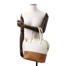 Load image into Gallery viewer, HERMES Transat Sailor Blanc/Gold/Jaune de Naples Evercolor Swift Leather
