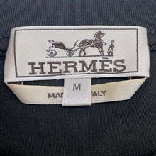 将图像加载到图库查看器中，HERMES T-Shirt Mini Patch &quot;Metally O&#39;Cal&quot; Size M KhakiH467940HA5ULA Cotton100%
