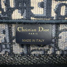 将图像加载到图库查看器中，Dior Book tote NavyM1265ZRIW Canvas Size Small
