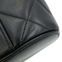 Load image into Gallery viewer, CHANEL Matelasse CC Logo Vanity Bag BlackAS1626 Lambskin
