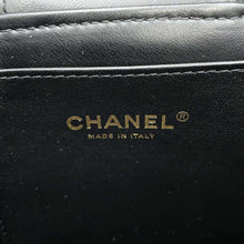 Load image into Gallery viewer, CHANEL Matelasse CC Logo Vanity Bag BlackAS1626 Lambskin
