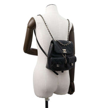 Load image into Gallery viewer, CHANEL Matelasse CC Logo Backpack BlackAS3787 Caviar Leather Size Small
