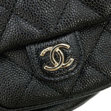 将图像加载到图库查看器中，CHANEL Matelasse CC Logo Backpack BlackAS3787 Caviar Leather Size Small
