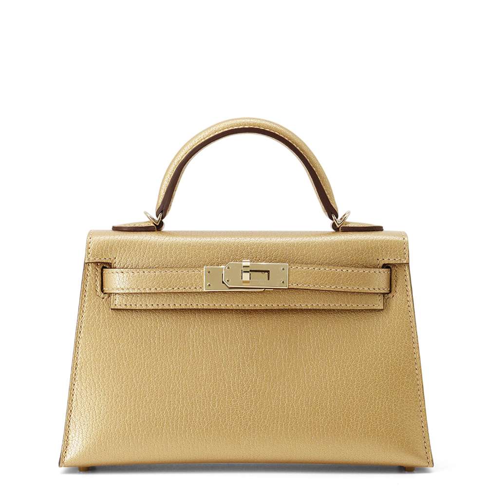 HERMES Mini Kelly Do Dore Chevre Shamqila