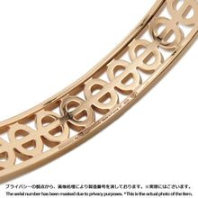 将图像加载到图库查看器中，HERMES Chaine d&#39;Ancre Tea Vine Bangle Size ST 18K Pink Gold
