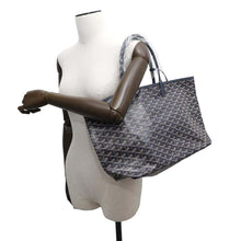 将图像加载到图库查看器中，GOYARD Saint Louis Navy BlueSTLOUIPMLTY12CL12P PVC Leather Size PM
