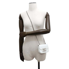 Load image into Gallery viewer, CELINE Mini Claude ChainShoulder Bag White10L843DPV Shiny Calf Leather
