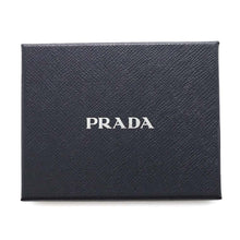 Load image into Gallery viewer, PRADA Triangle Name Tag Navy2TT153 Saffiano LeatherLeather
