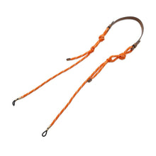 Load image into Gallery viewer, MIUMIU Glass cord Orange/Brown Canvas Leather
