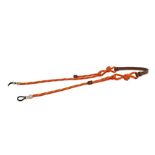 Load image into Gallery viewer, MIUMIU Glass cord Orange/Brown Canvas Leather
