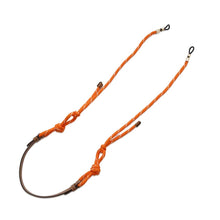 将图像加载到图库查看器中，MIUMIU Glass cord Orange/Brown Canvas Leather
