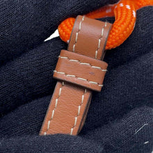 将图像加载到图库查看器中，MIUMIU Glass cord Orange/Brown Canvas Leather
